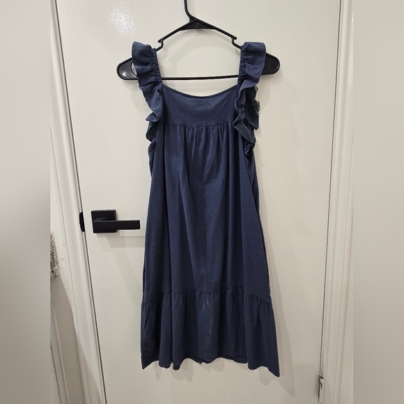 Universal Thread Navy Ruffled Dress - Picture 2 of 3